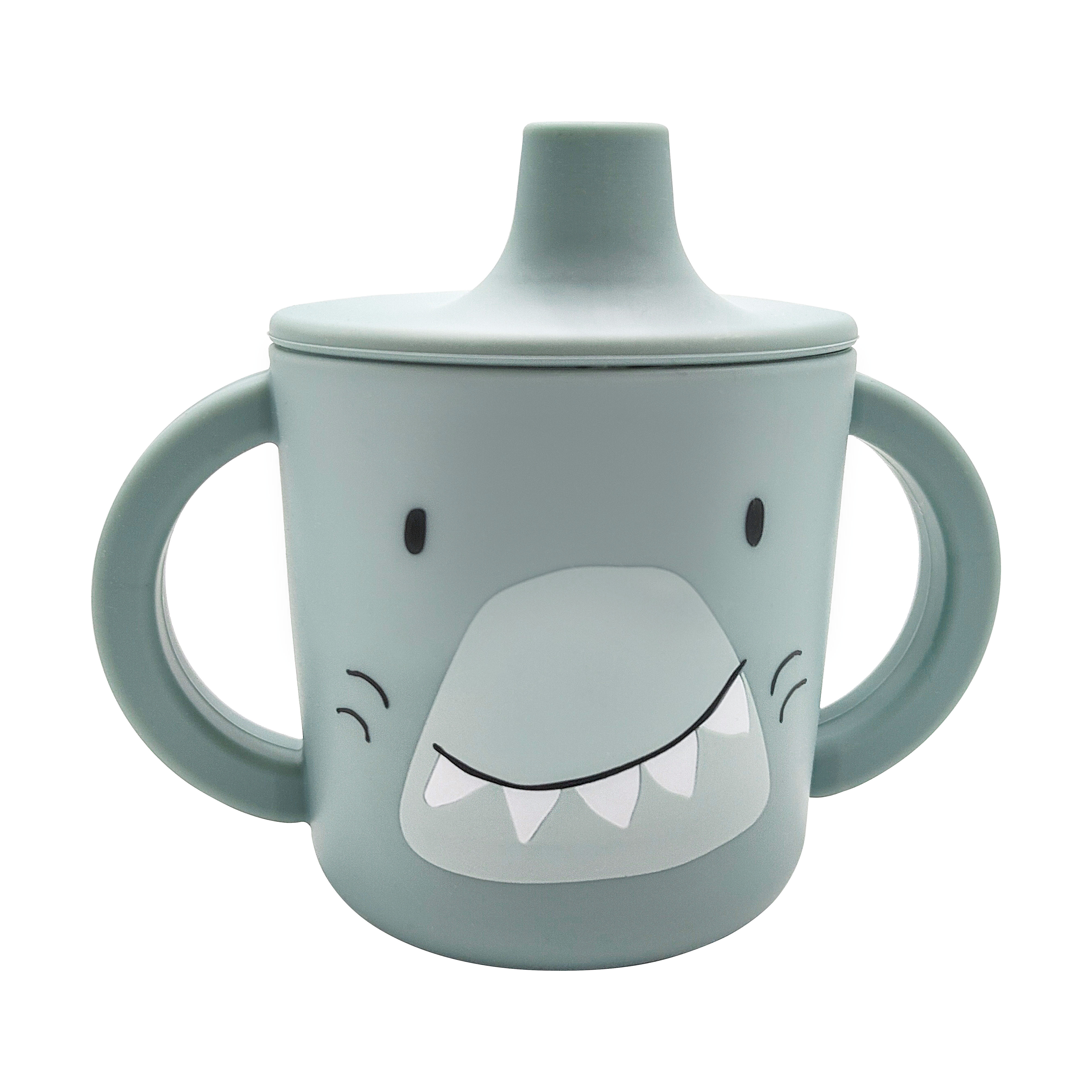 Silikon Trinklernbecher - Mr. Shark